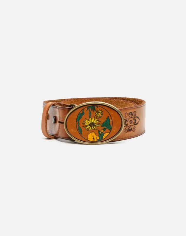 70s Floral Buckle Belt sold by Re/Done
