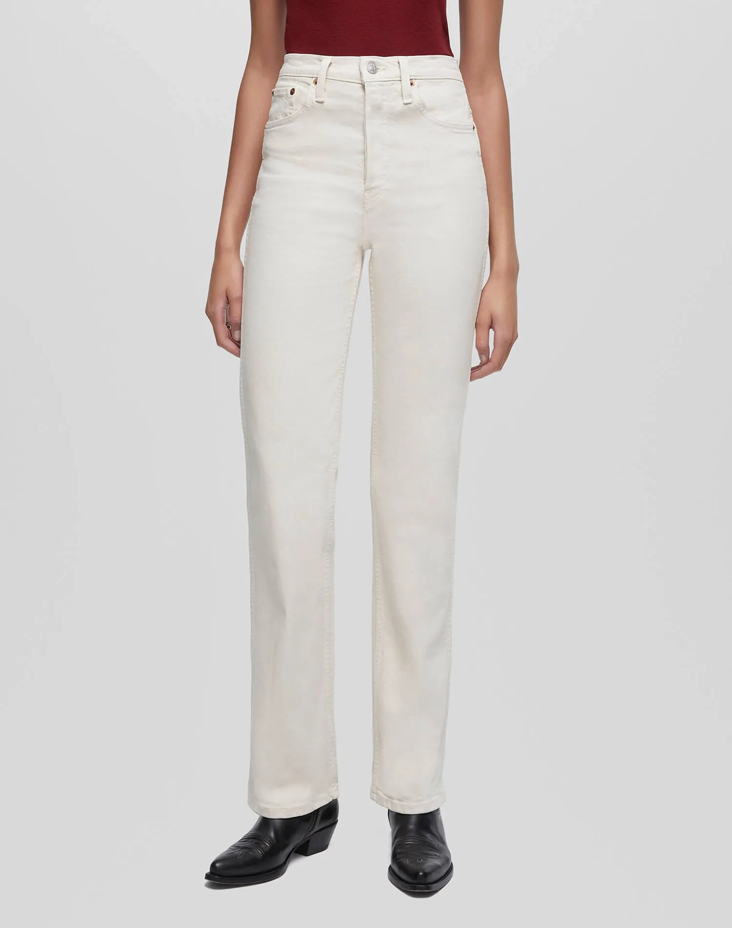 Comfort Stretch 90s High Rise Loose - Vintage White sold by Re/Done