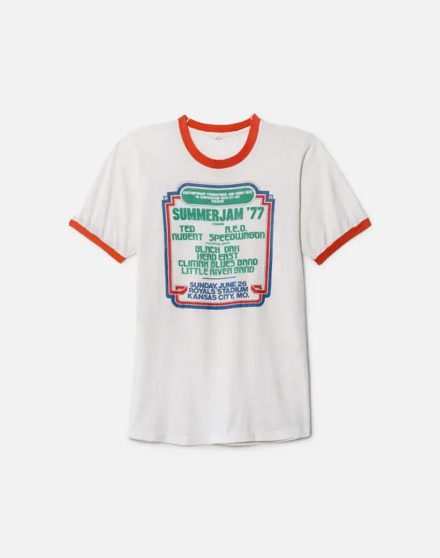 70s Summer Jam Tee sold by Re/Done