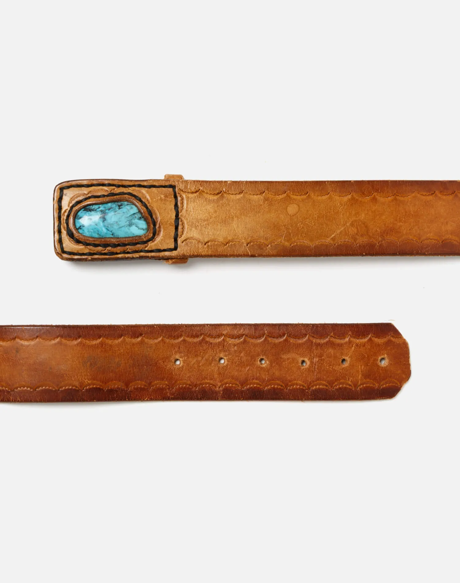 1970s Hippie Leather Belt sold by Re/Done product image thumbnail 2