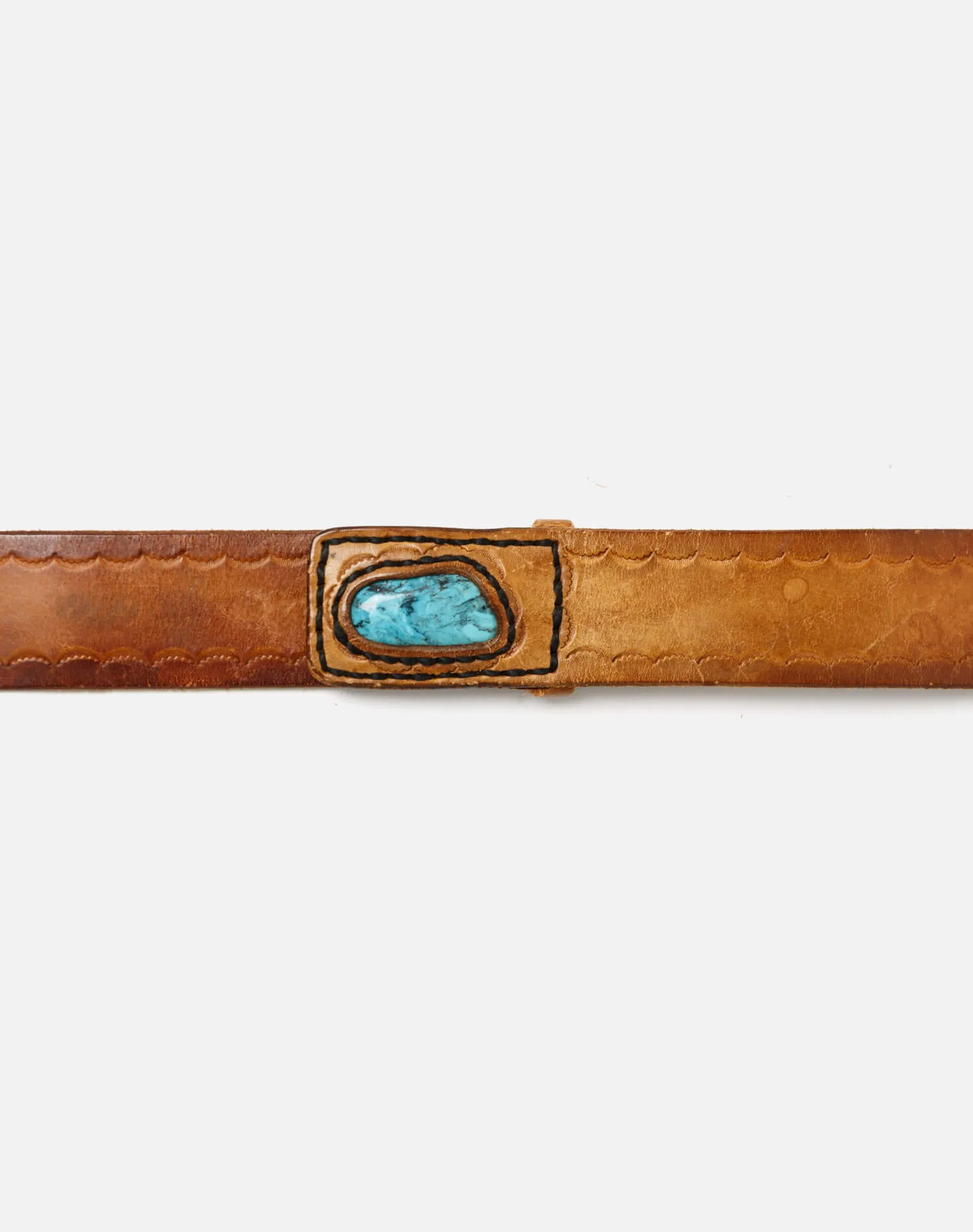 1970s Hippie Leather Belt sold by Re/Done product image thumbnail 4