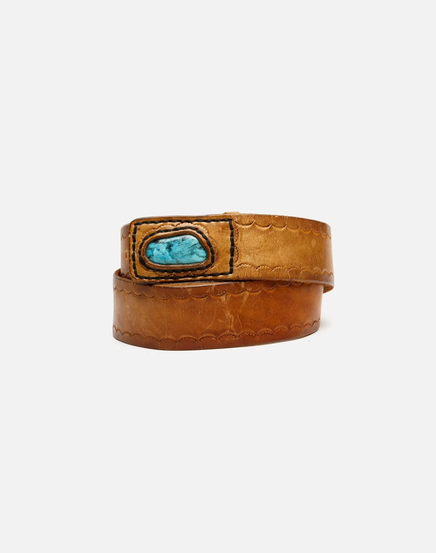 1970s Hippie Leather Belt sold by Re/Done product image thumbnail 5