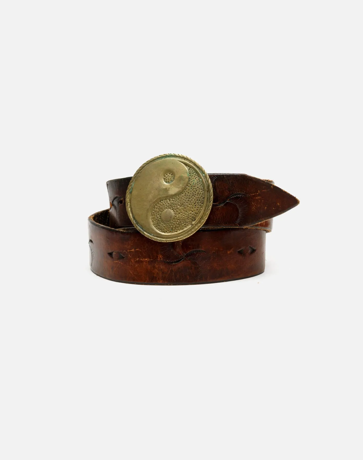 70s Yin Yang Brass Belt sold by Re/Done