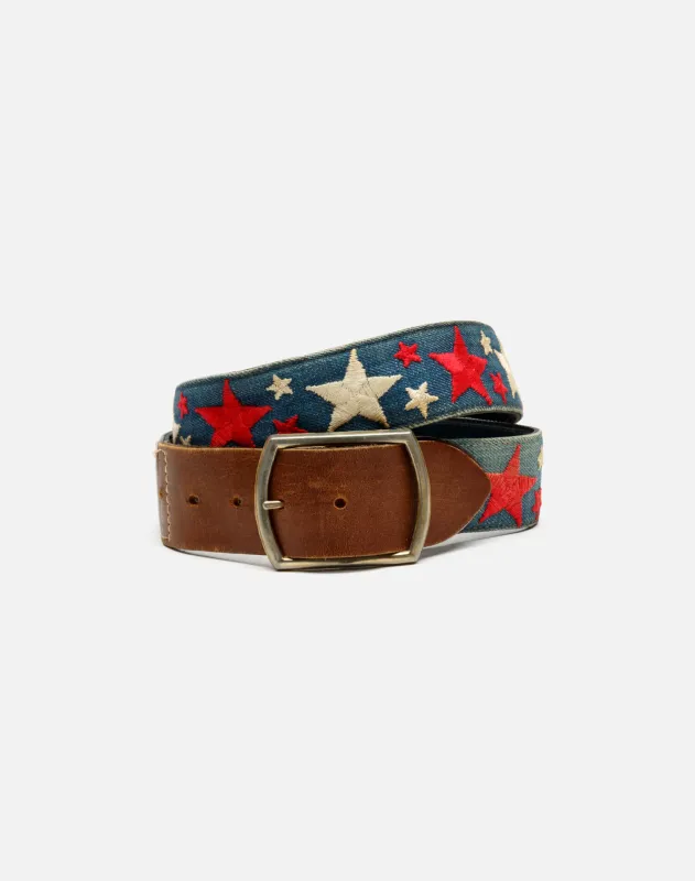 70s Denim Star Belt sold by Re/Done