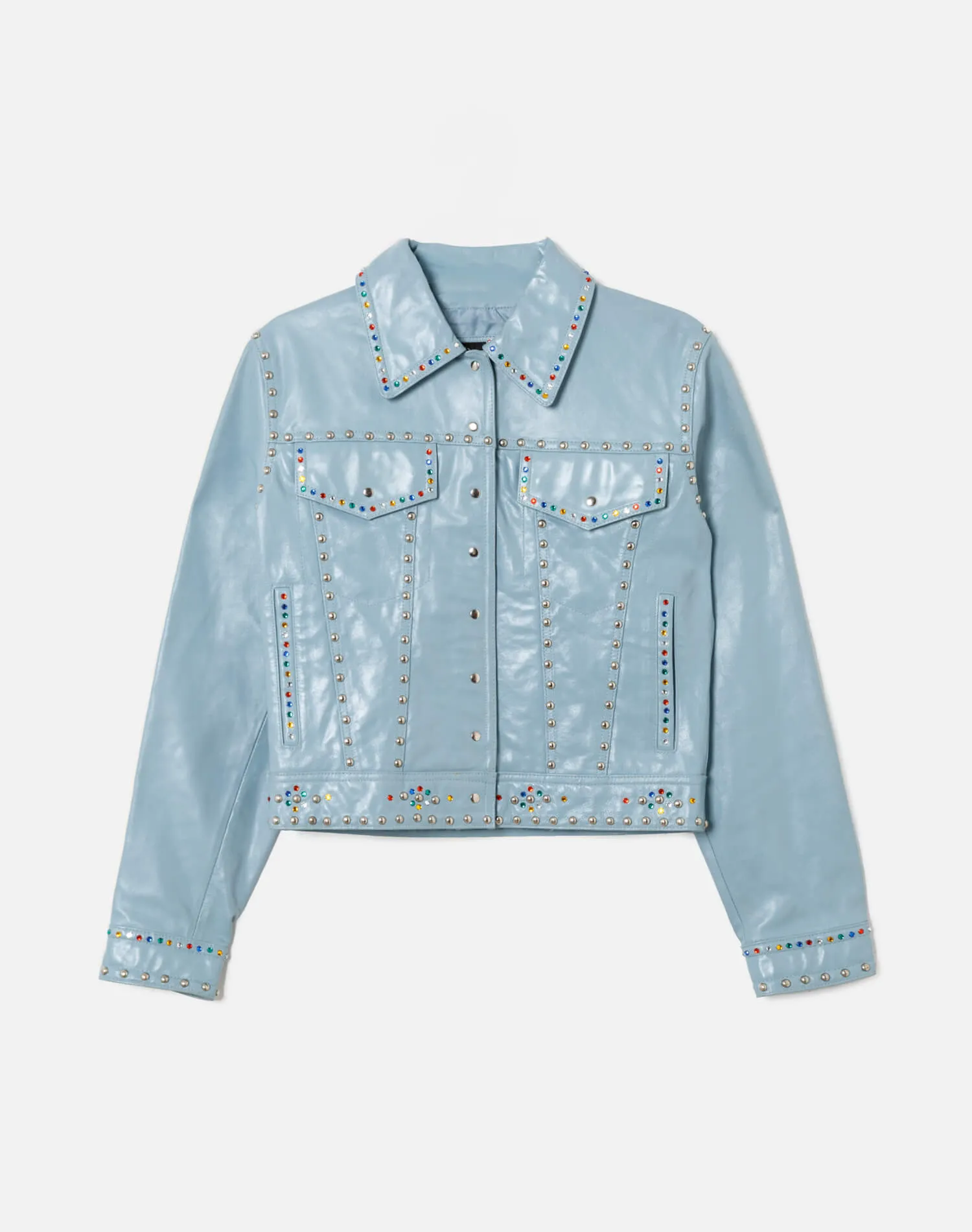 90s Leather Studded Jacket sold by Re/Done