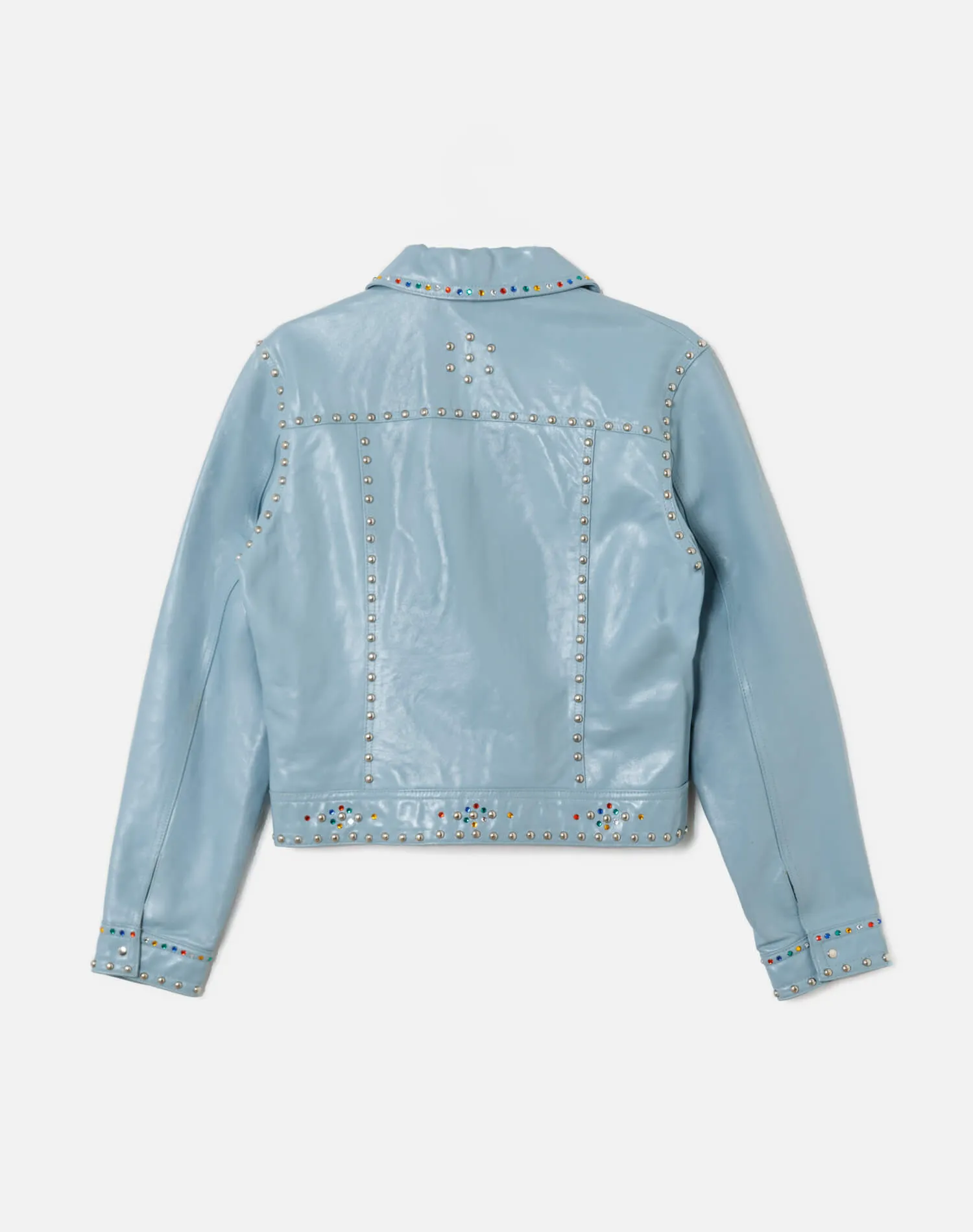 90s Leather Studded Jacket sold by Re/Done product image thumbnail 2