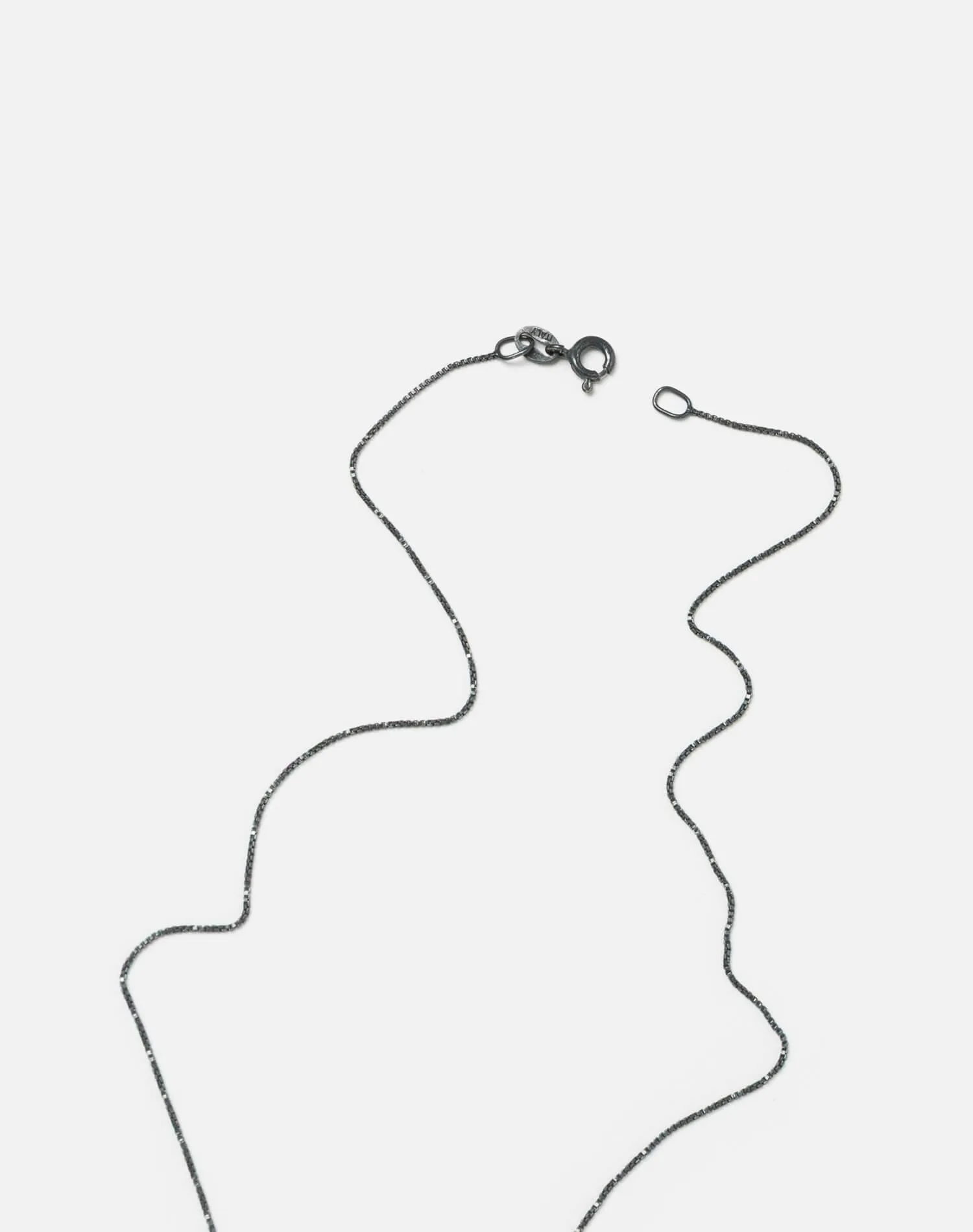 70s Square Sterling St Christopher Necklace sold by Re/Done product image thumbnail 3