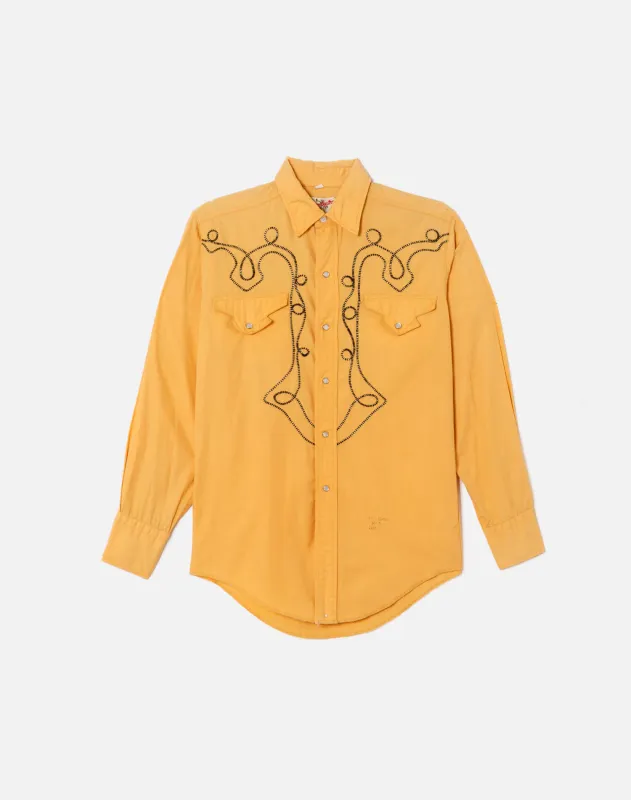 80s Pearl Snap Western Button Up sold by Re/Done