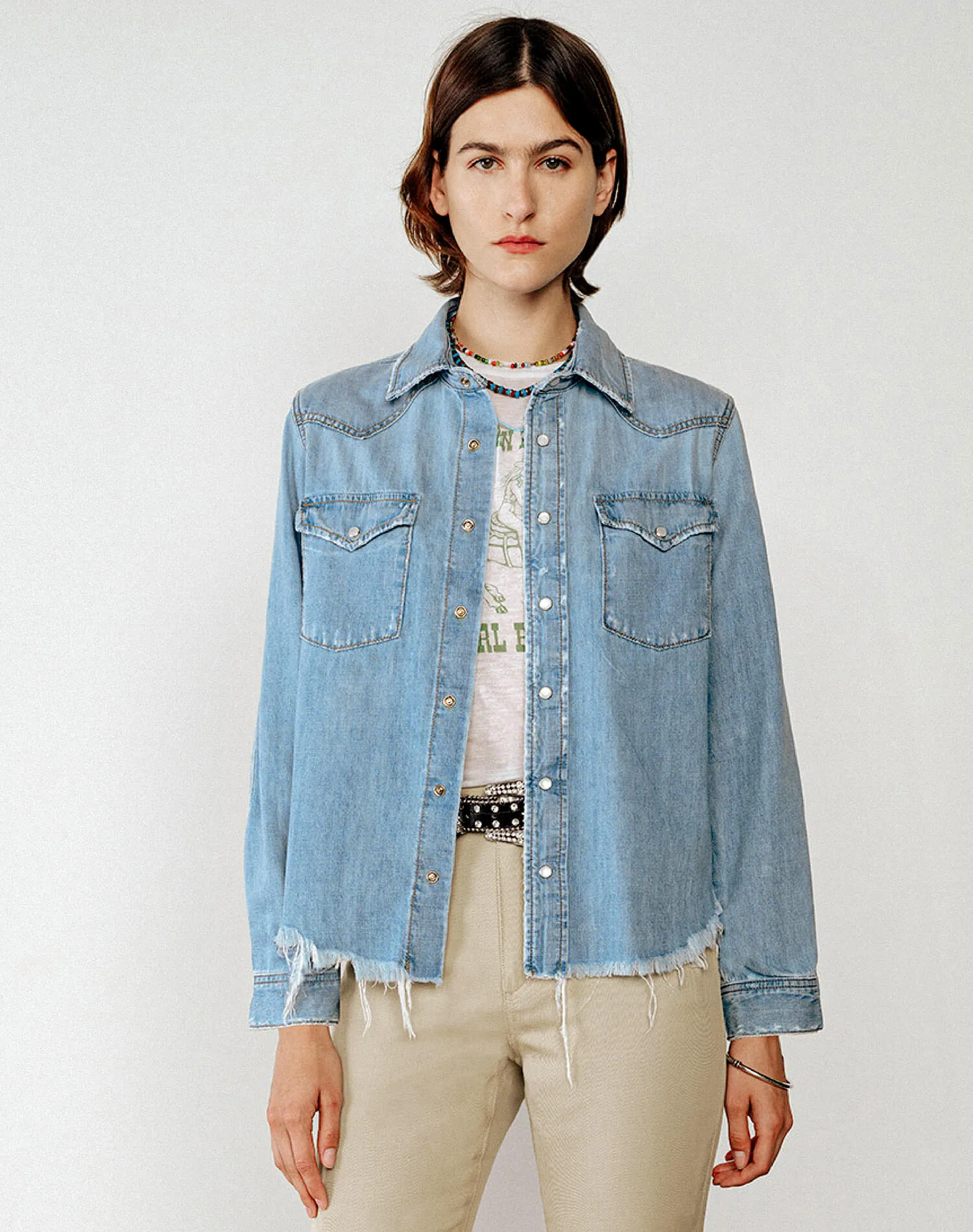 Western Shirt - Runyon sold by Re/Done product image thumbnail 3