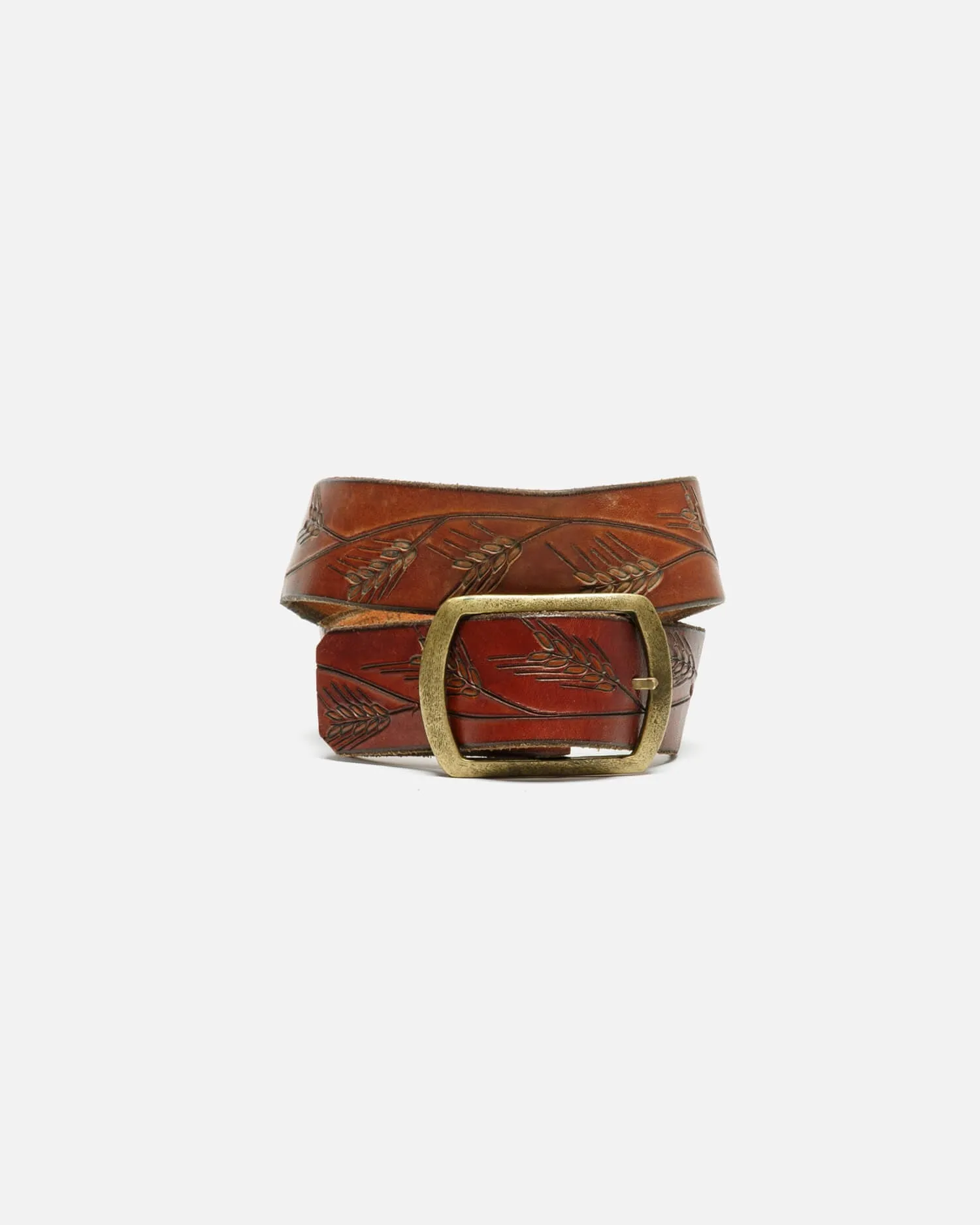 70s Wheat Embossed Leather Belt -#43 sold by Re/Done product image thumbnail 5