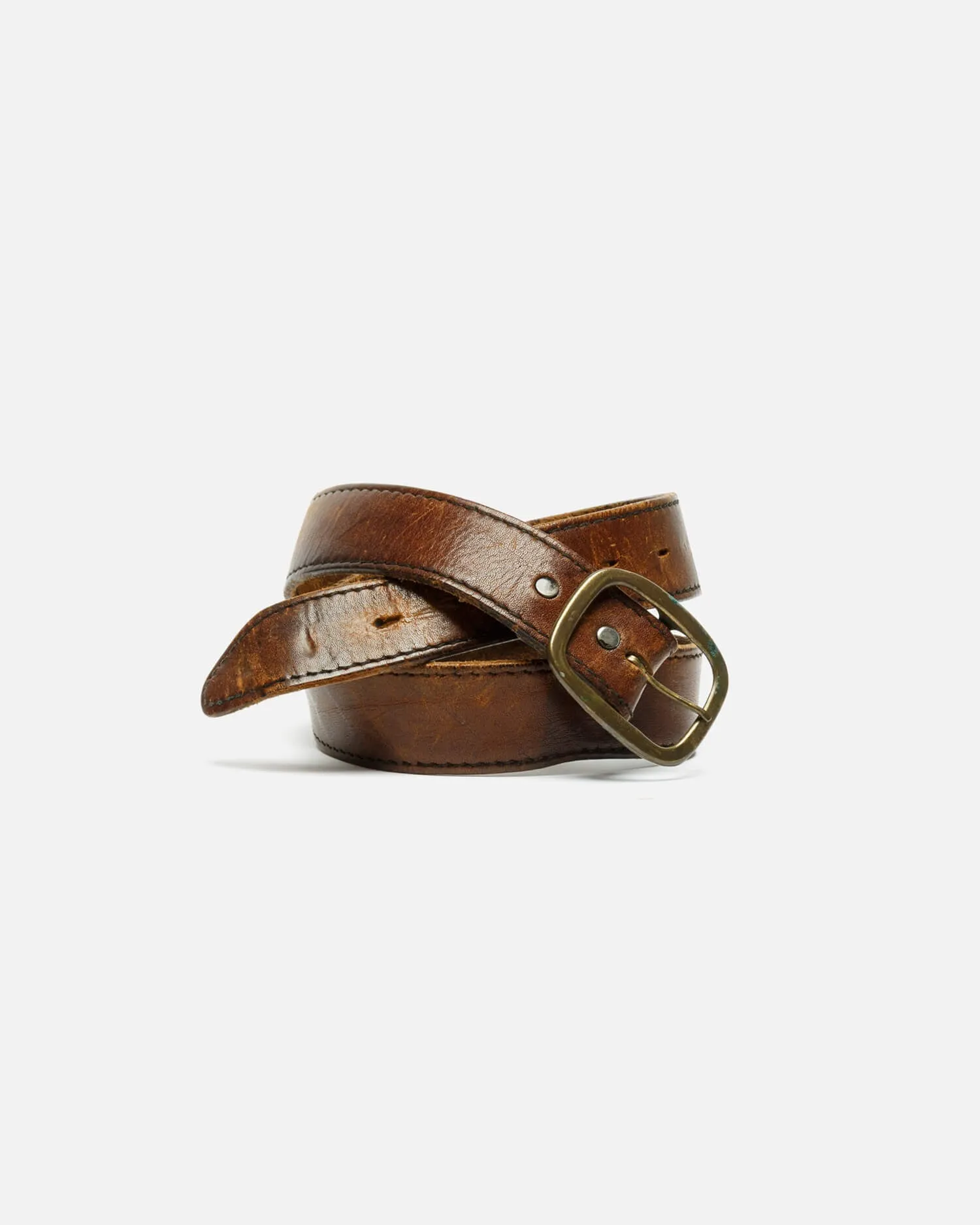 70s Leather Simple Belt -#41 sold by Re/Done product image thumbnail 3
