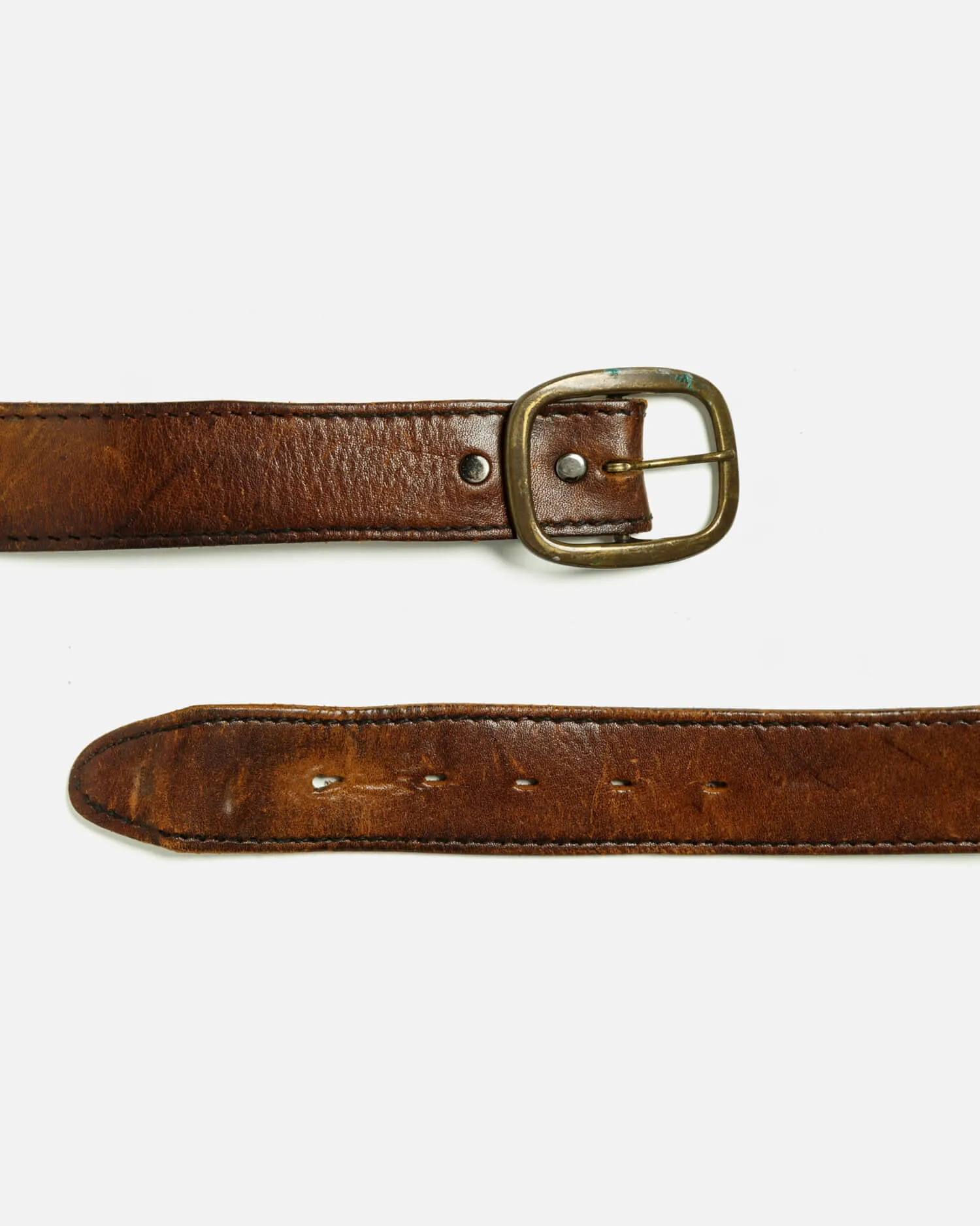 70s Leather Simple Belt -#41 sold by Re/Done product image thumbnail 2