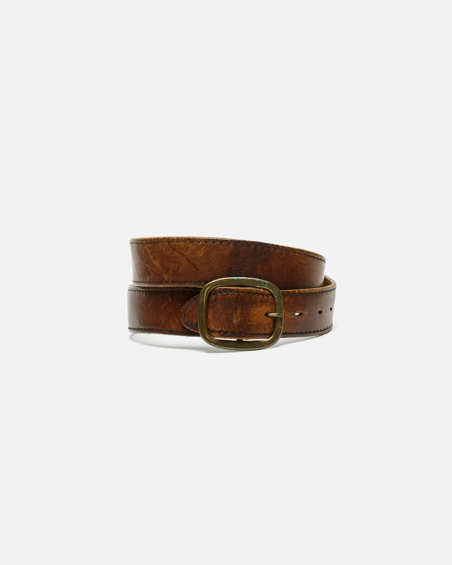 70s Leather Simple Belt -#41 sold by Re/Done product image thumbnail 5