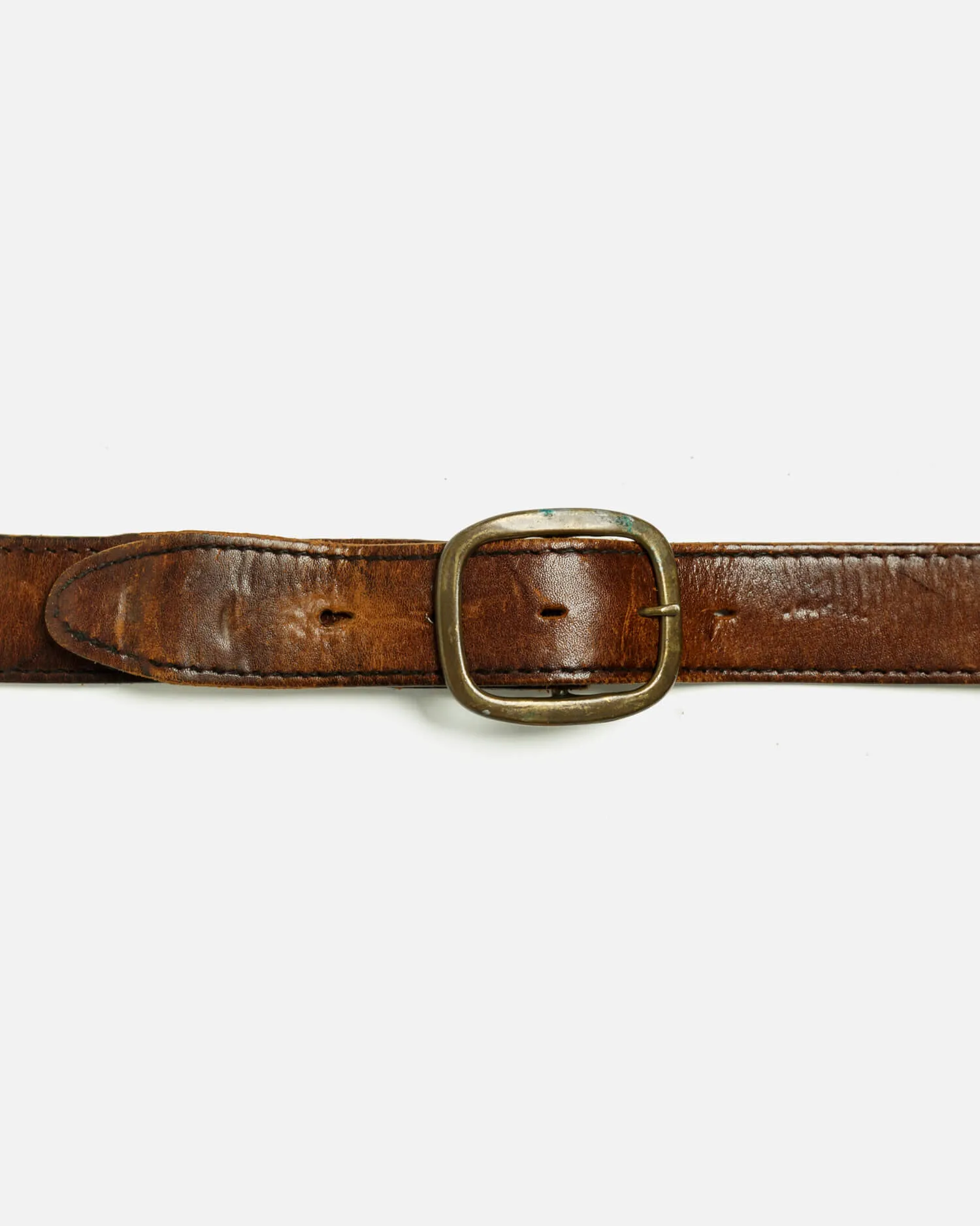 70s Leather Simple Belt -#41 sold by Re/Done product image thumbnail 4