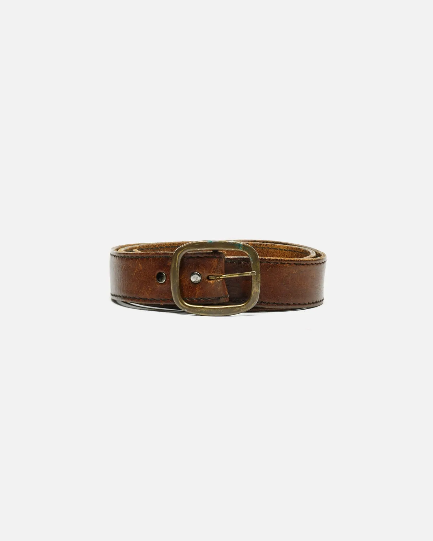 70s Leather Simple Belt -#41 sold by Re/Done