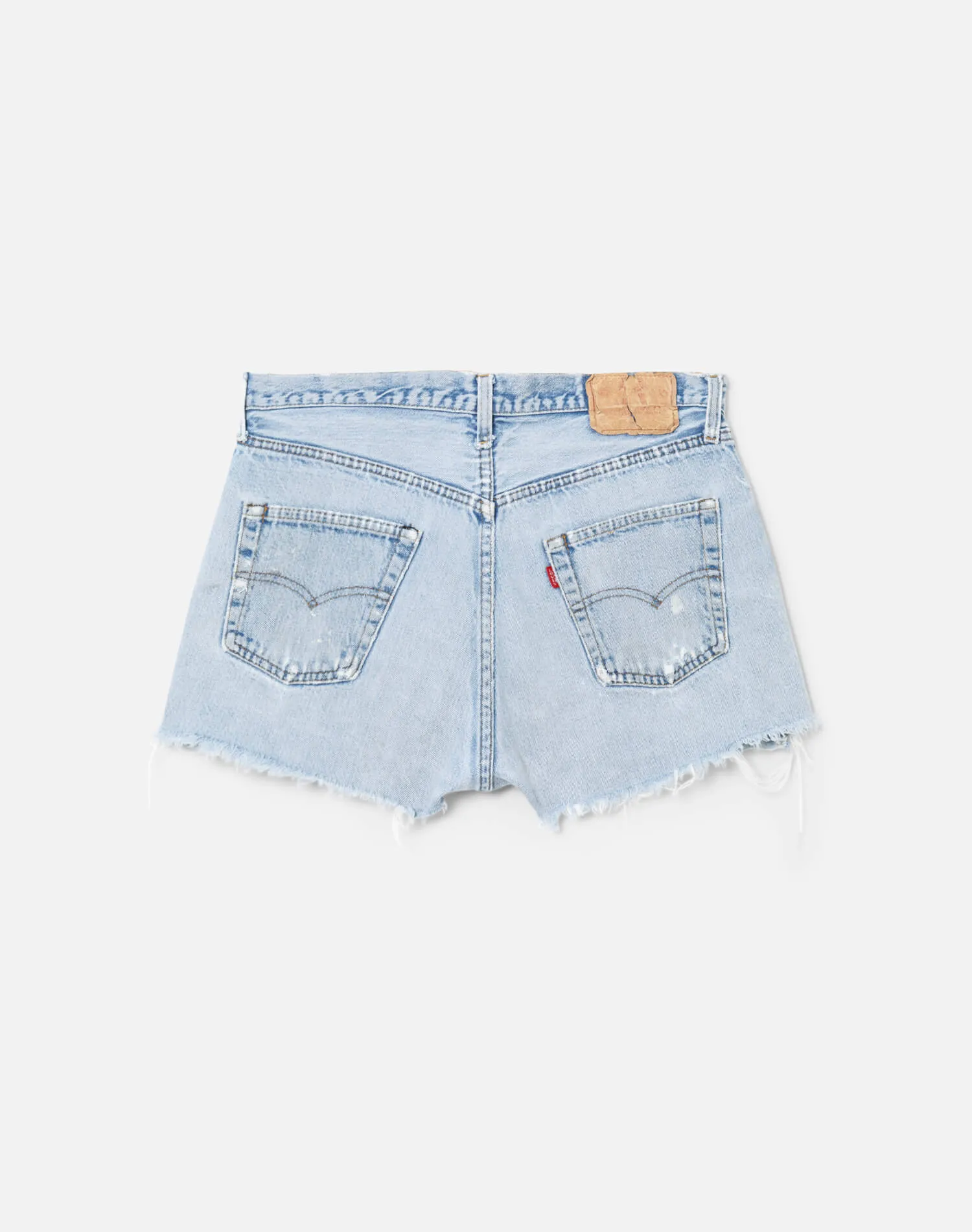 80s Bar Tack Selvedge Distressed Embroidered 501 Levi's Shorts -#23 sold by Re/Done product image thumbnail 2