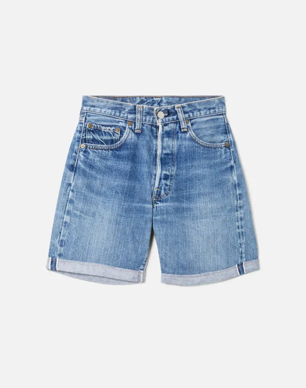 70s Single Stitch Selvedge Bar Tack Levi's 501Shorts -#22 made by Re/Done
