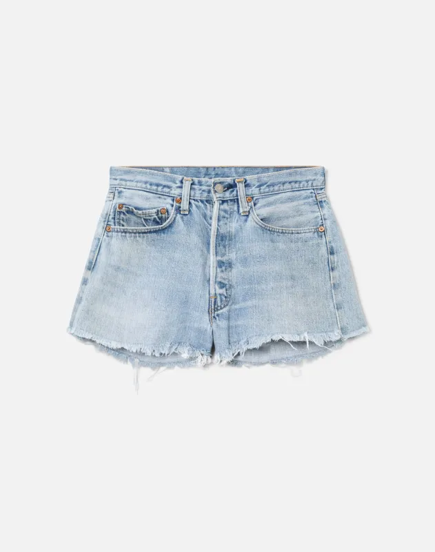 70s Single Stitch Selvedge Cut Off 501 Levi's Shorts -#19 sold by Re/Done