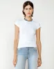 Hanes Varigated 60s Slim Tee - Optic White sold by Re/Done