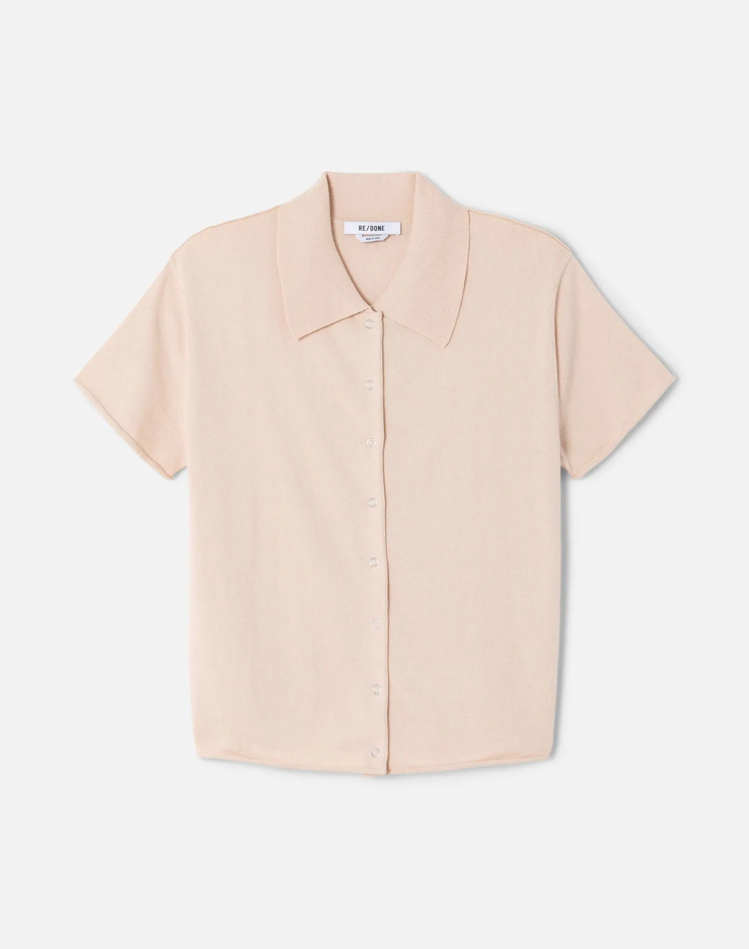 The Conway Polo - Light Pink sold by Re/Done