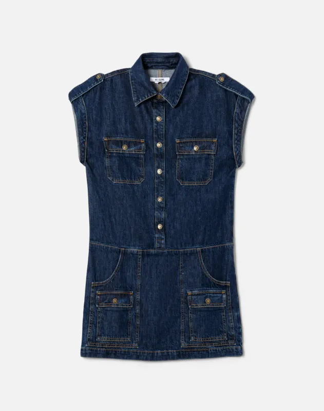 The Arizona Dress - Heritage Rinse sold by Re/Done