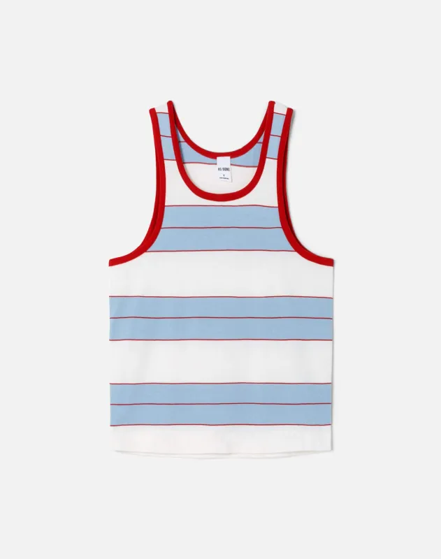 Bama Tank - Pacific Stripe sold by Re/Done