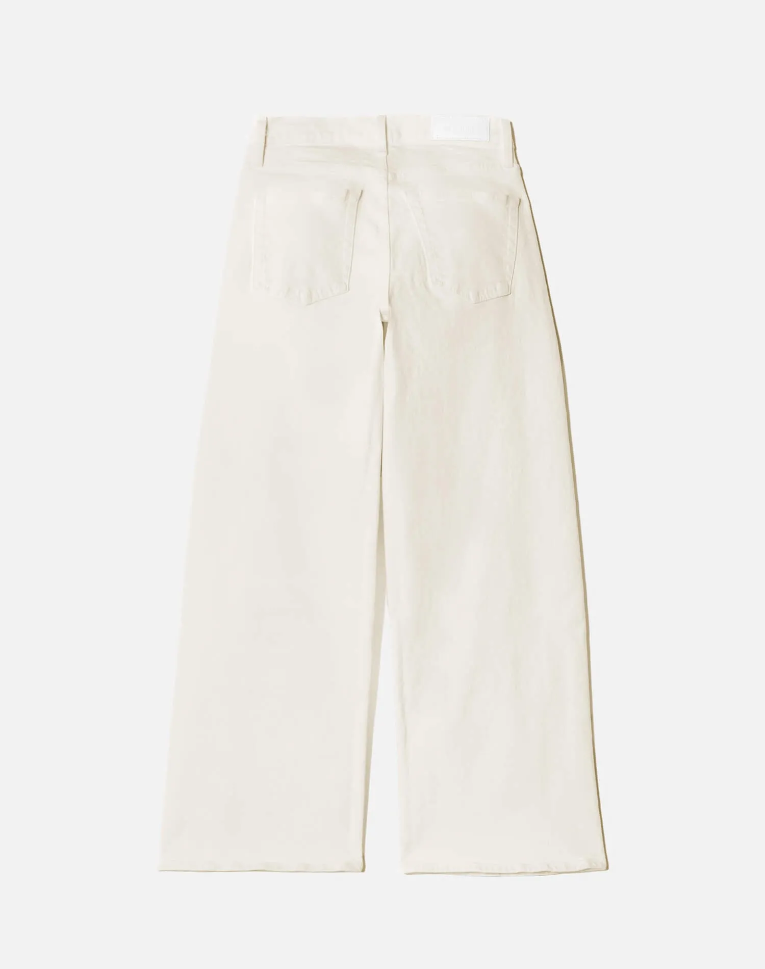 Comfort Stretch Mid Rise Wide Leg Crop - Vintage White sold by Re/Done product image thumbnail 2