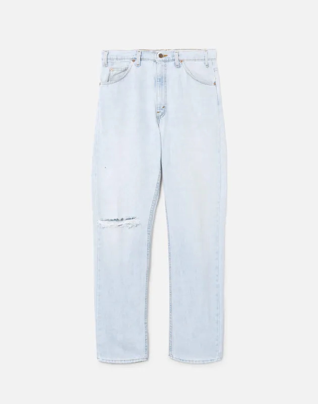 80s Distressed Orange Tab Levi's 505 -#29 sold by Re/Done