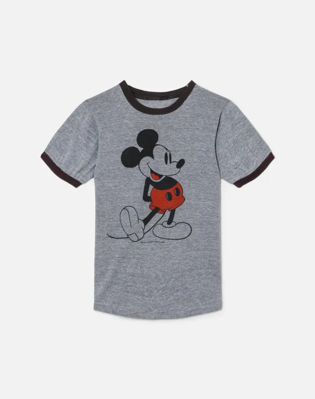 70s Mickey Mouse Ringer Tee -#29 sold by Re/Done