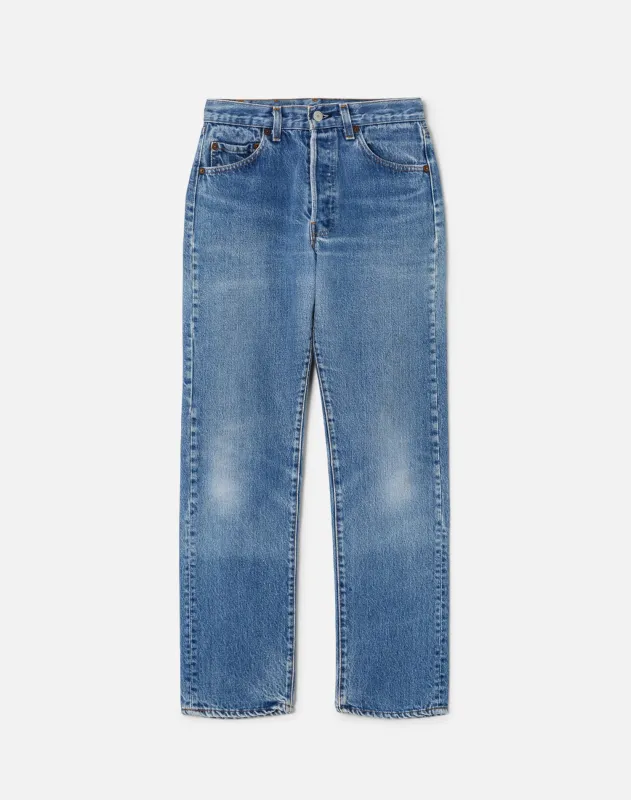 80s Black Bar Tack Levi's 501s -#24 sold by Re/Done