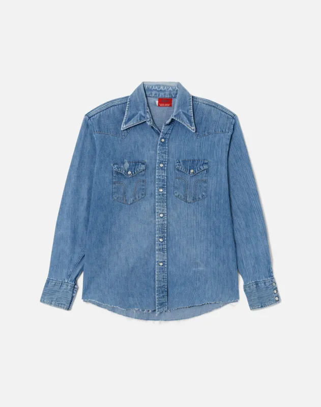 70s Cut Off Western Shirt -#20 sold by Re/Done