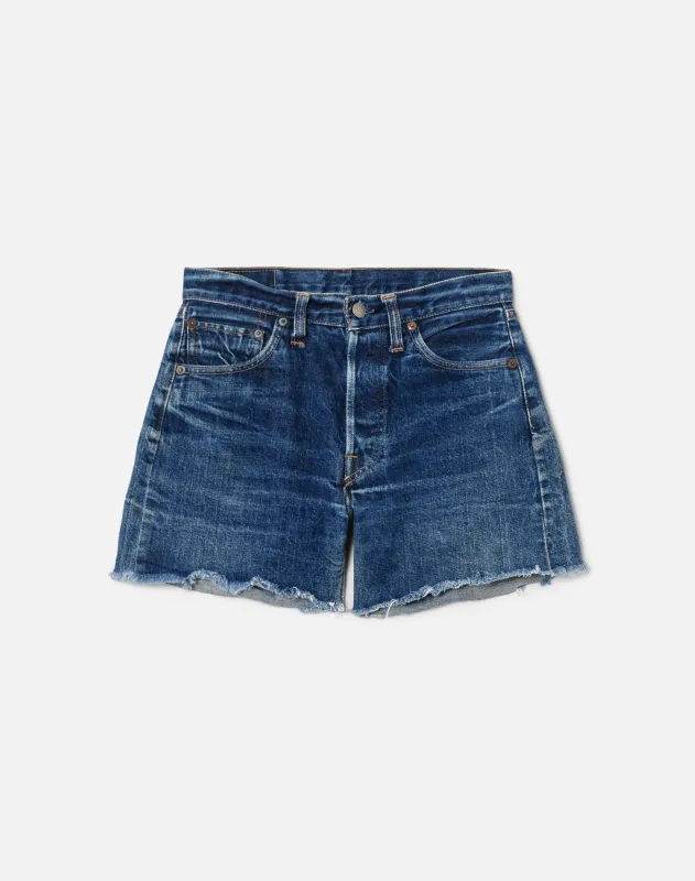 60s Selvedge Big E Single Stitch Cut Off 501 Shorts -#14 sold by Re/Done