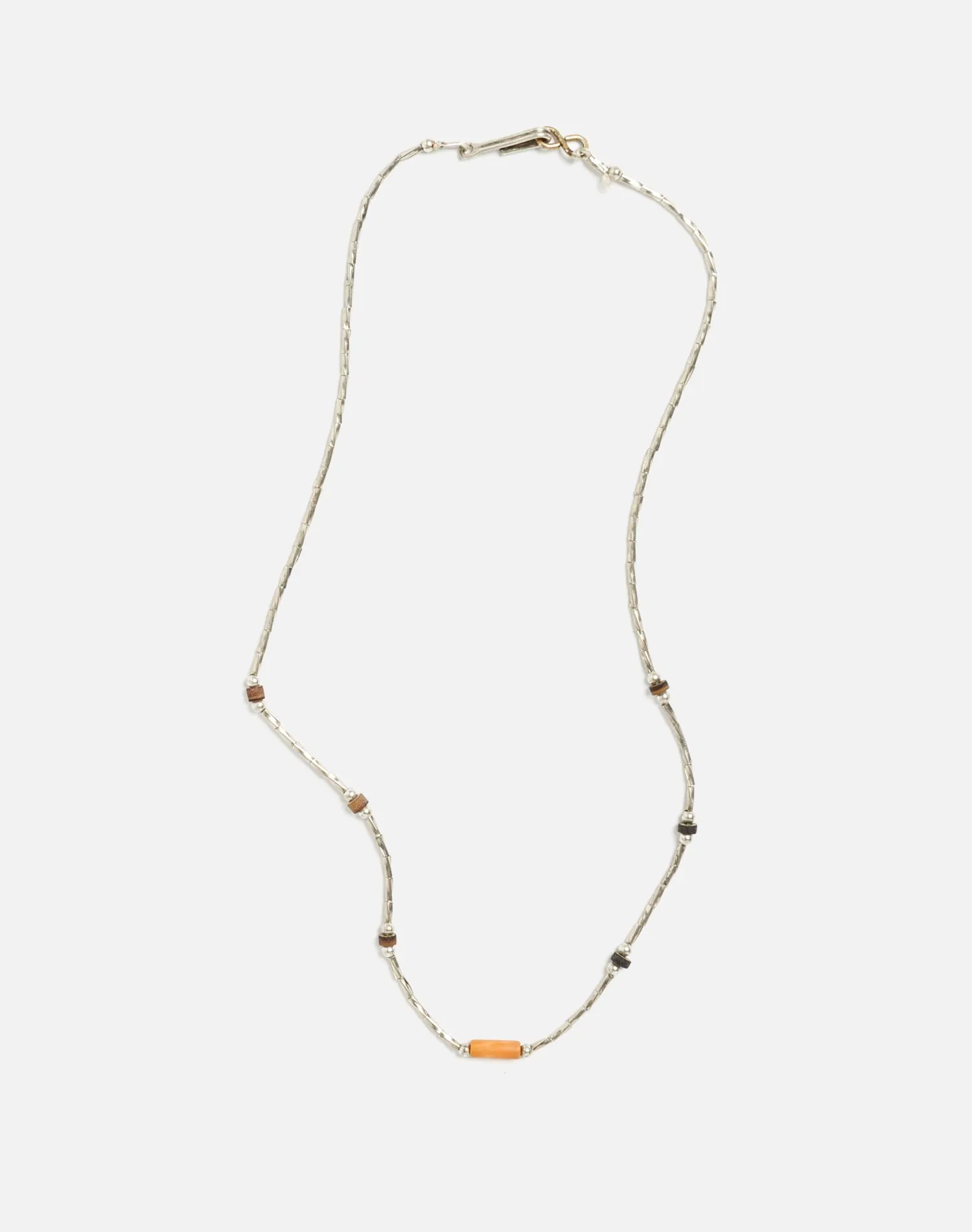 70s Sterling Liquid Silver Shell Choker -#11 sold by Re/Done product image thumbnail 4