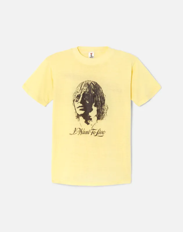 1978 John Denver Tee made by Re/Done