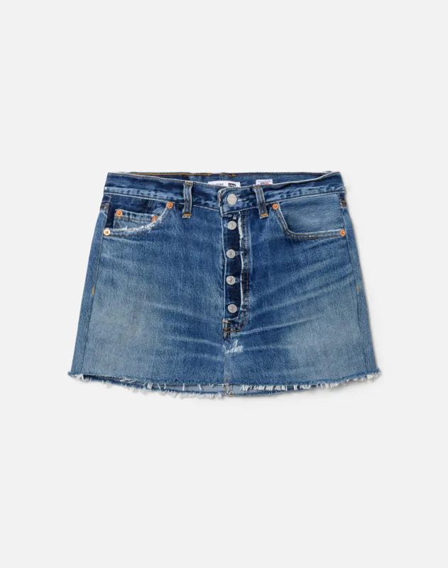 Levi's The Lynn Skirt made by Re/Done