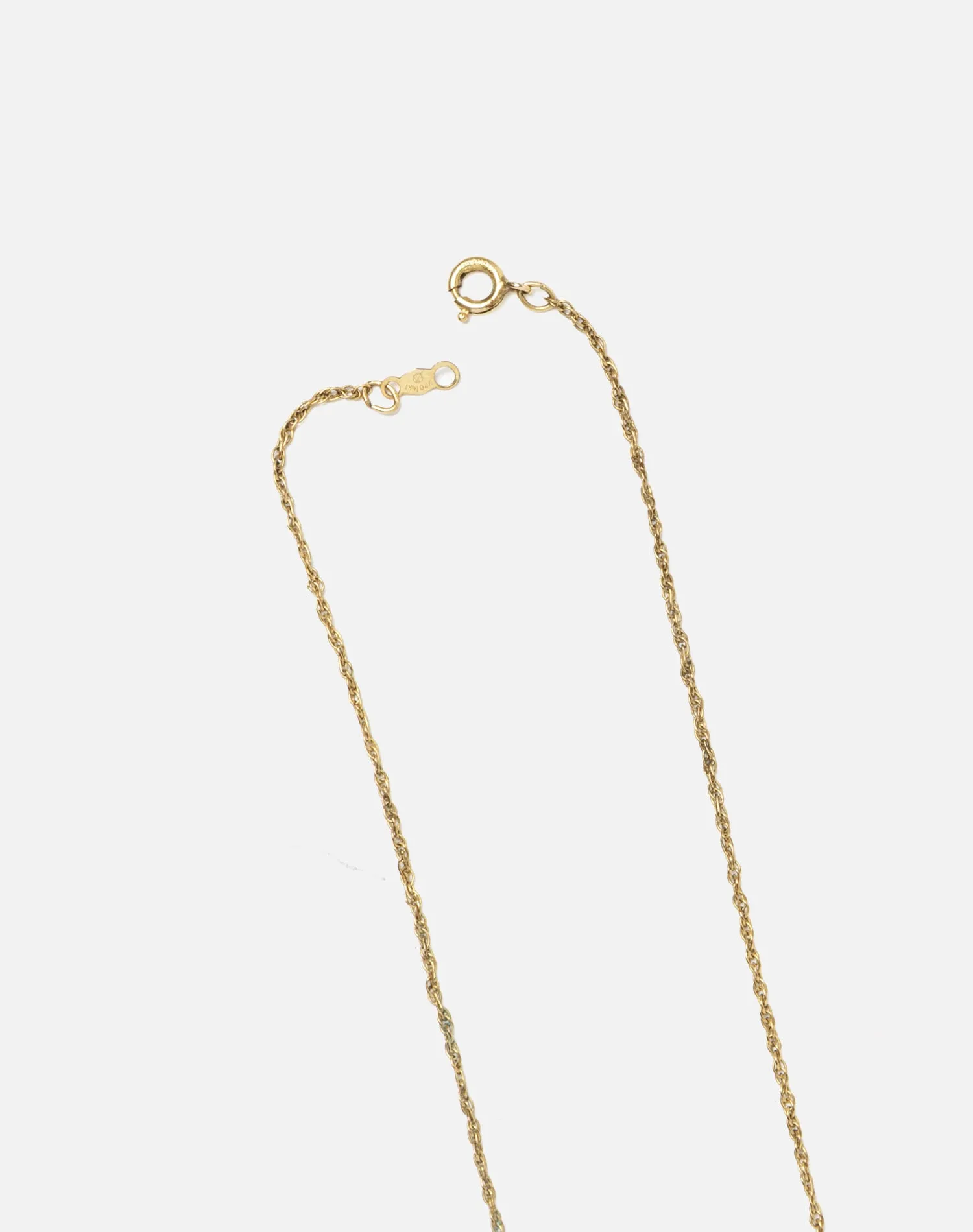 70s Gold Plated Locket Necklace sold by Re/Done product image thumbnail 5