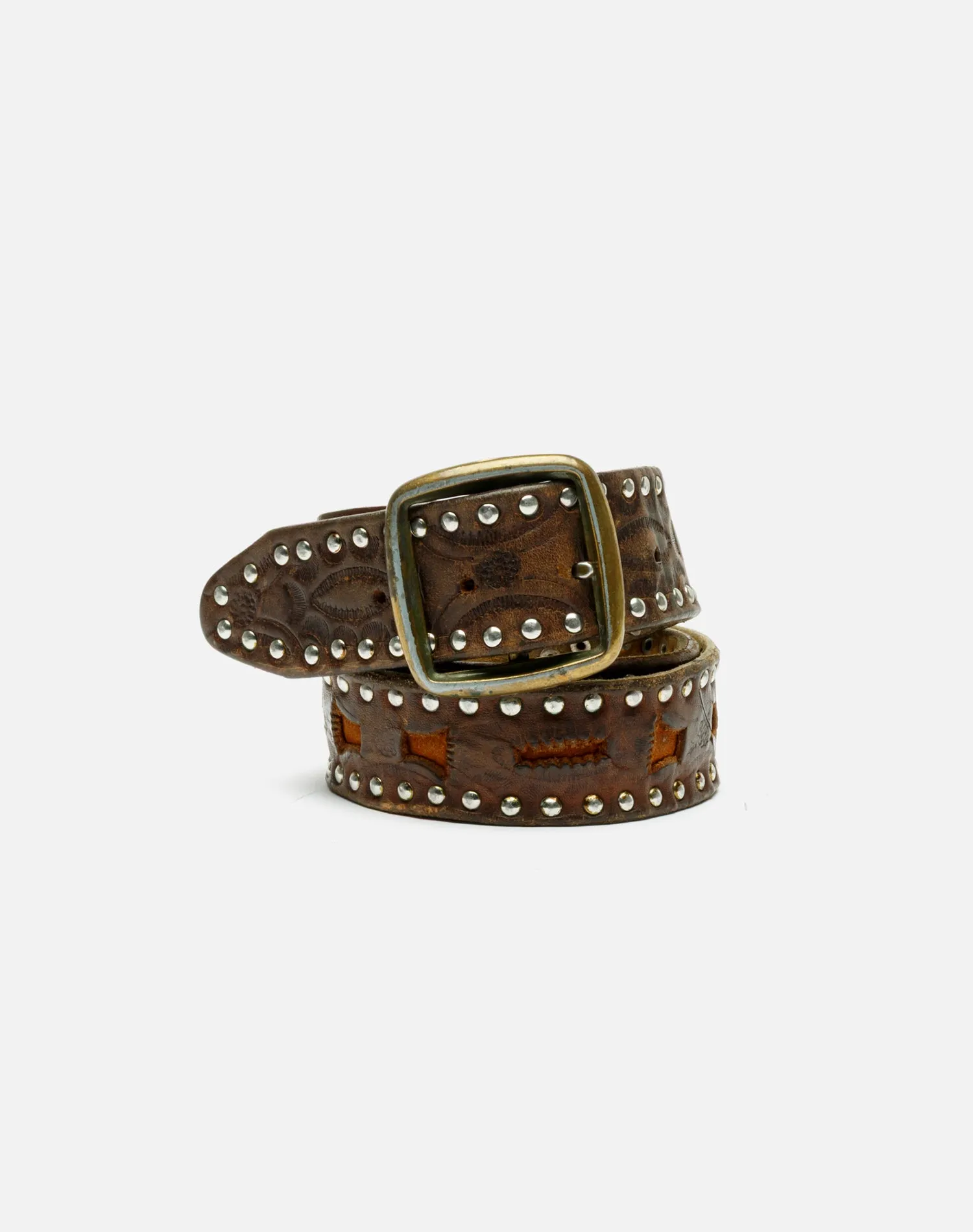 70s Leather Stud Belt sold by Re/Done product image thumbnail 5