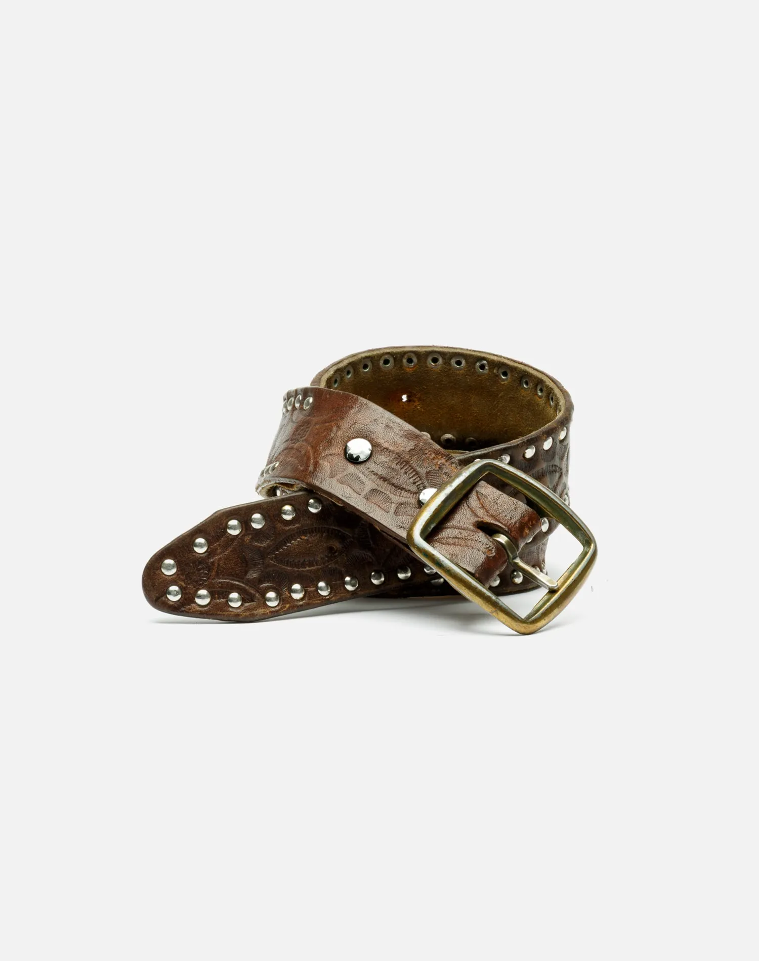 70s Leather Stud Belt sold by Re/Done product image thumbnail 3