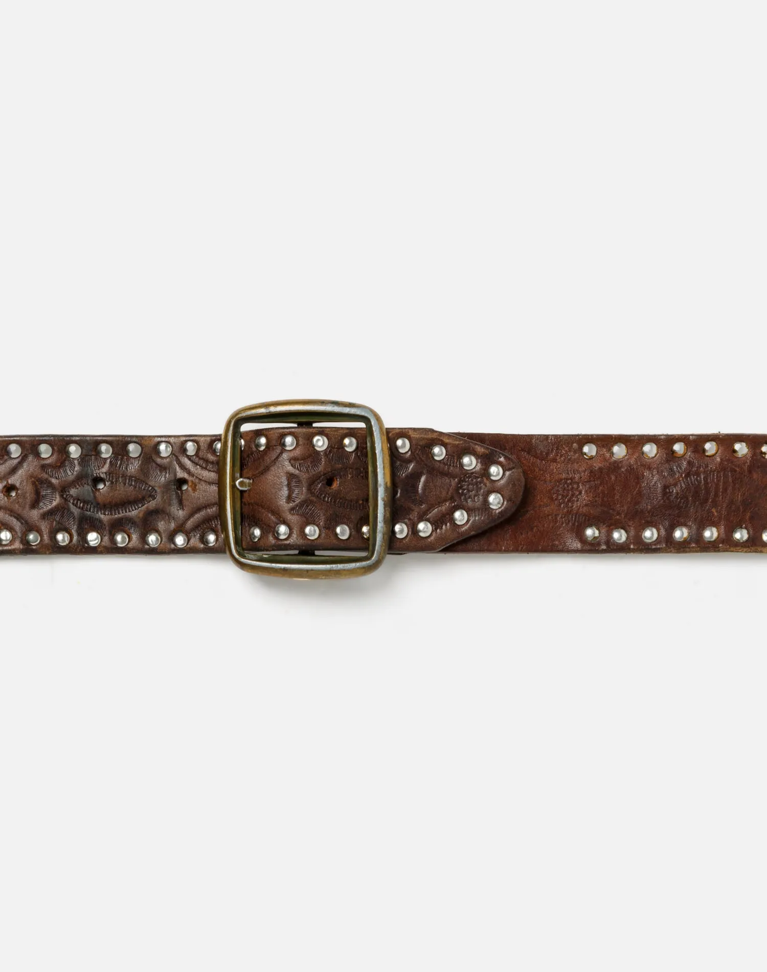 70s Leather Stud Belt sold by Re/Done product image thumbnail 4