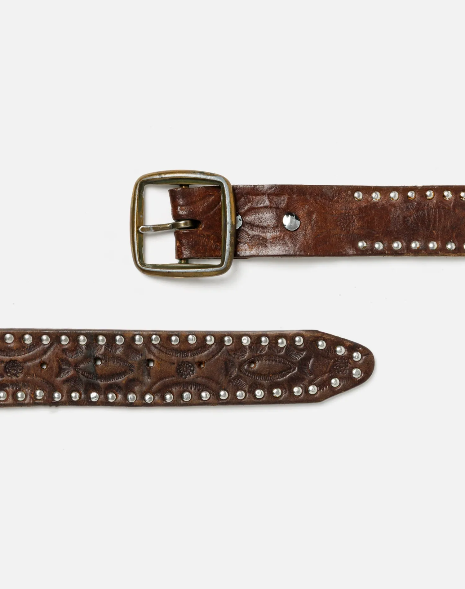 70s Leather Stud Belt sold by Re/Done product image thumbnail 2