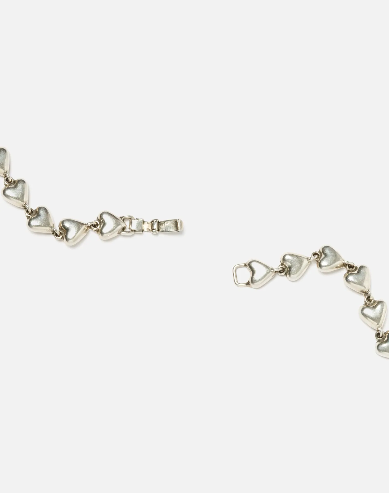 60s Sterling Puffy Heart Bracelet sold by Re/Done product image thumbnail 2