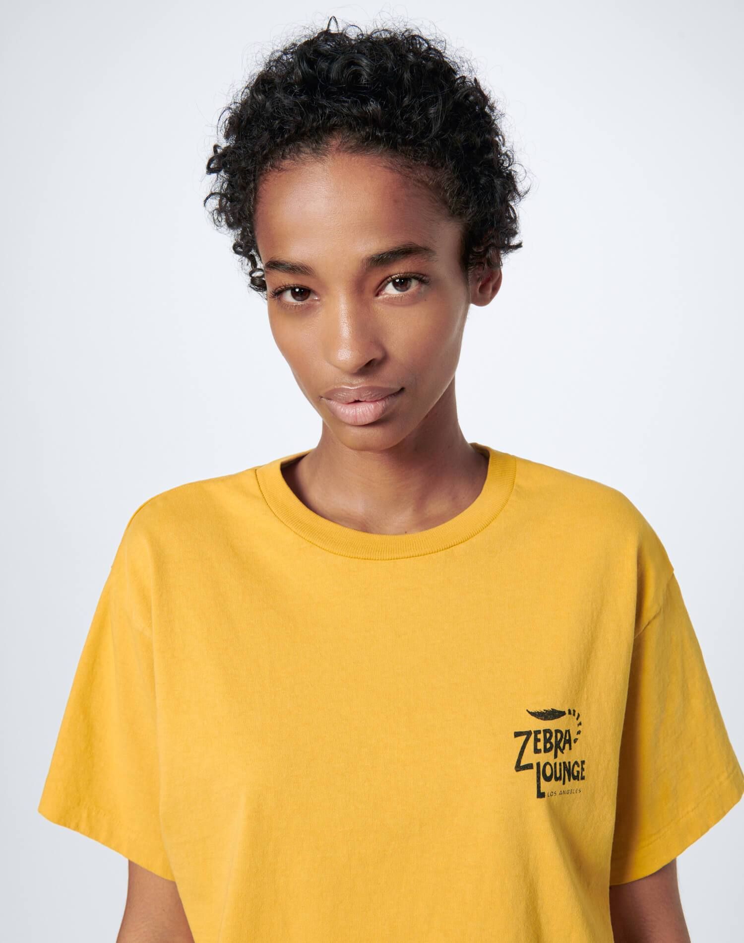 90s Oversized "Zebra Lounge" Tee - Marigold sold by Re/Done product image thumbnail 3