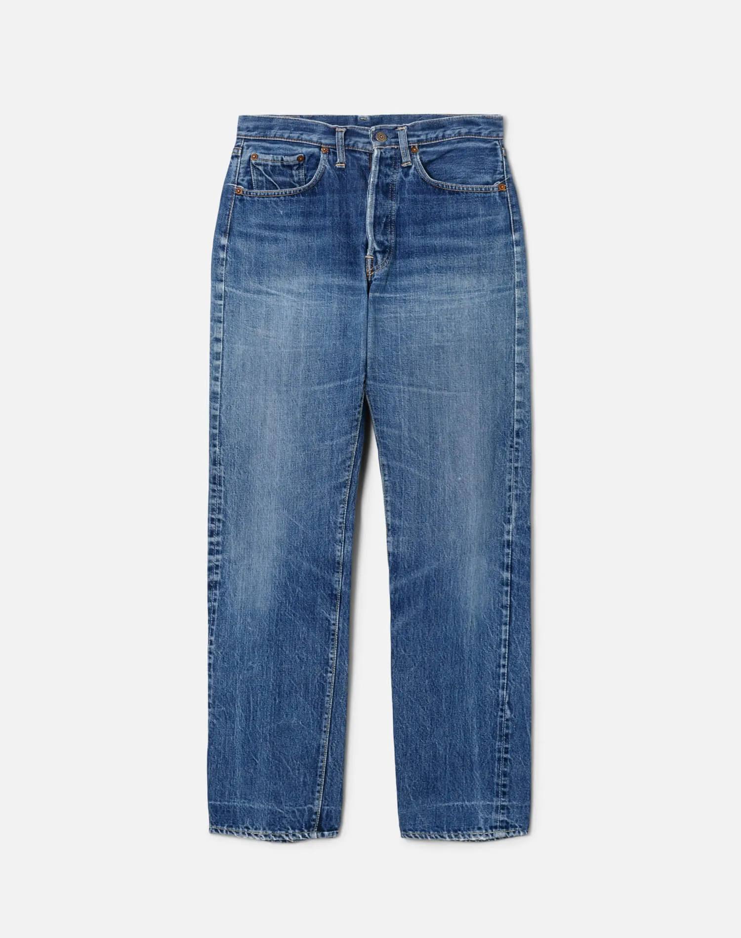 60s Big E Single Stitch Selvedge 501 -#21 sold by Re/Done