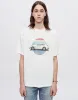 Loose "Porsche" Tee - Old White sold by Re/Done
