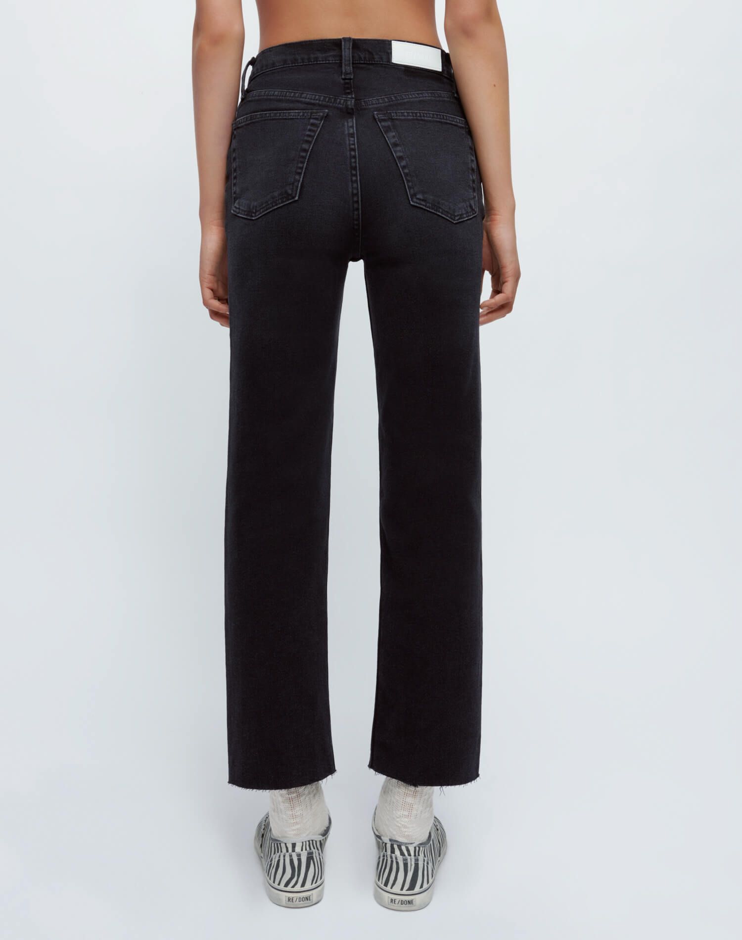 Comfort Stretch High Rise Stove Pipe - Washed Noir sold by Re/Done product image thumbnail 7