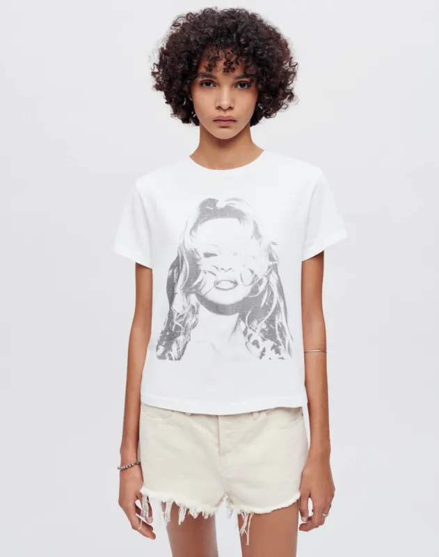 Classic "Pam" Tee - Optic White made by Re/Done