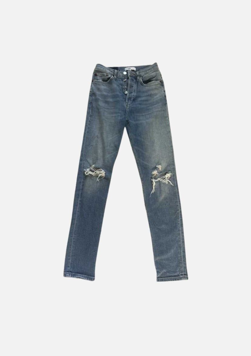 Ultra High Rise Skinny in Fade Away Destroy sold by Re/Done