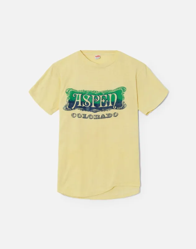 70s Aspen Tee -#43 sold by Re/Done