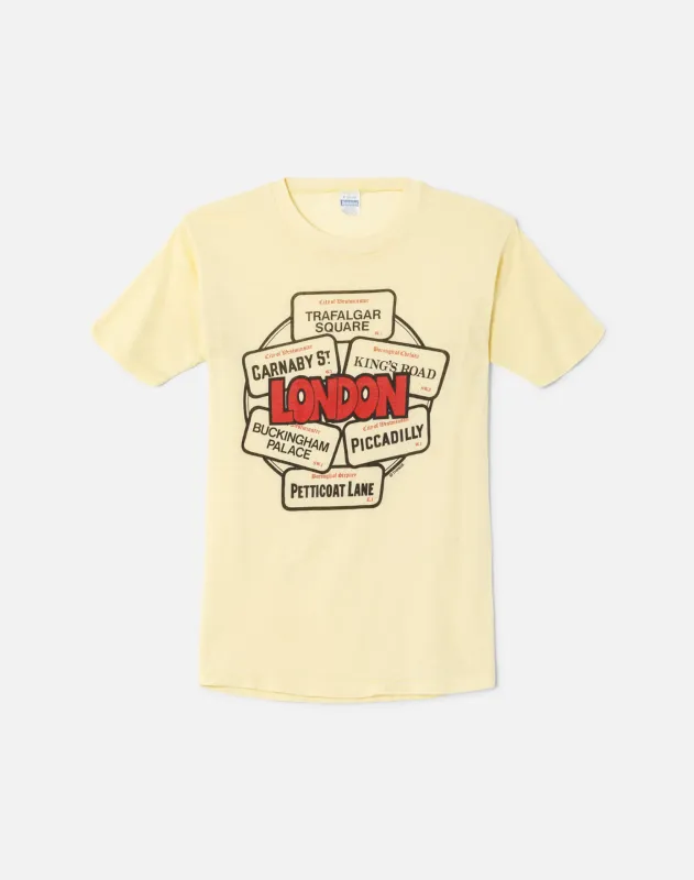 70s London Tee -#28 made by Re/Done