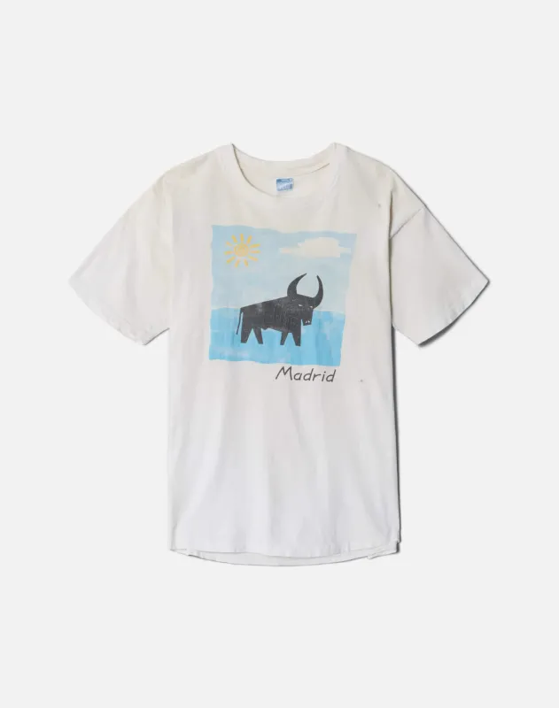 80s Madrid Tee -#19 made by Re/Done